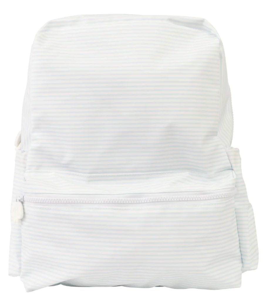 Apple Of My Isla Blue Stripe Backpack