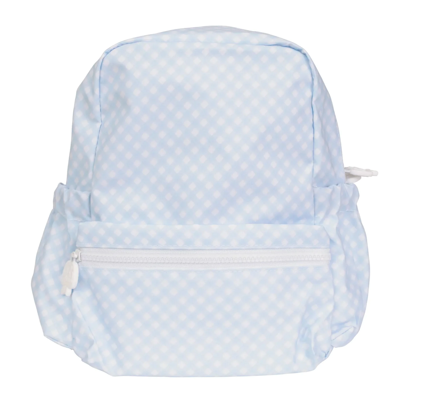 Apple Of My Isla Blue Gingham Backpack