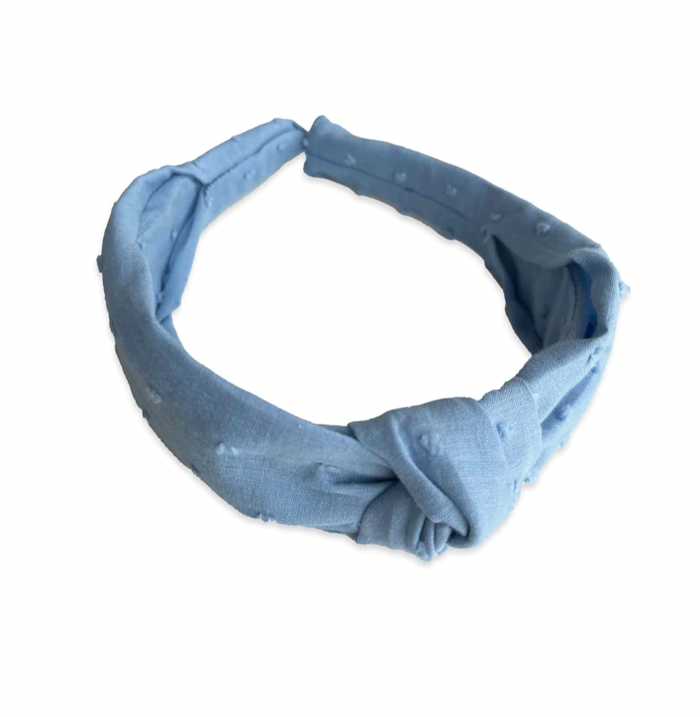 Eva's House Swiss Dot Knotted Headband