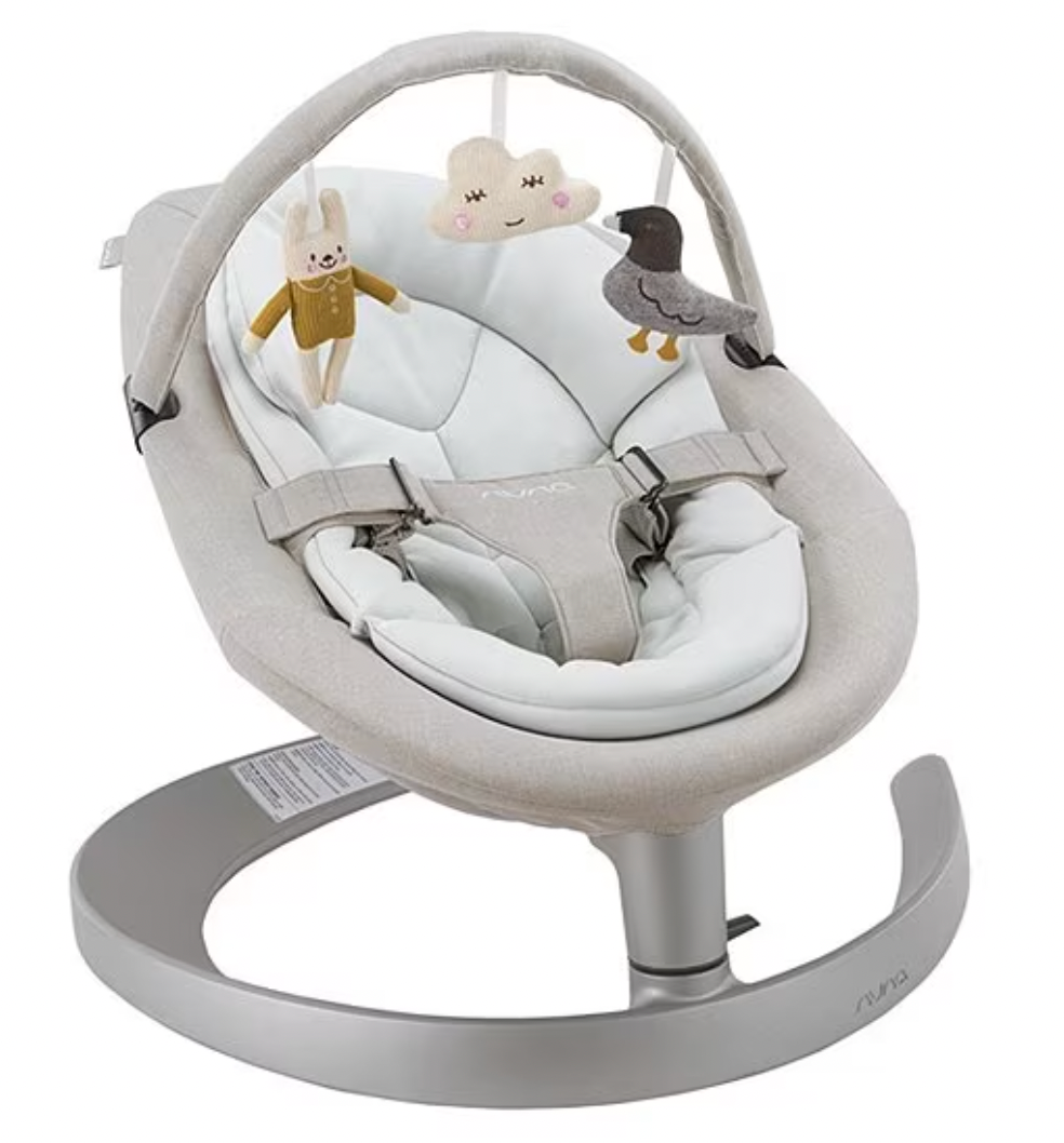 Nuna Leaf Grow Baby Seat and Swing Cottontail Co