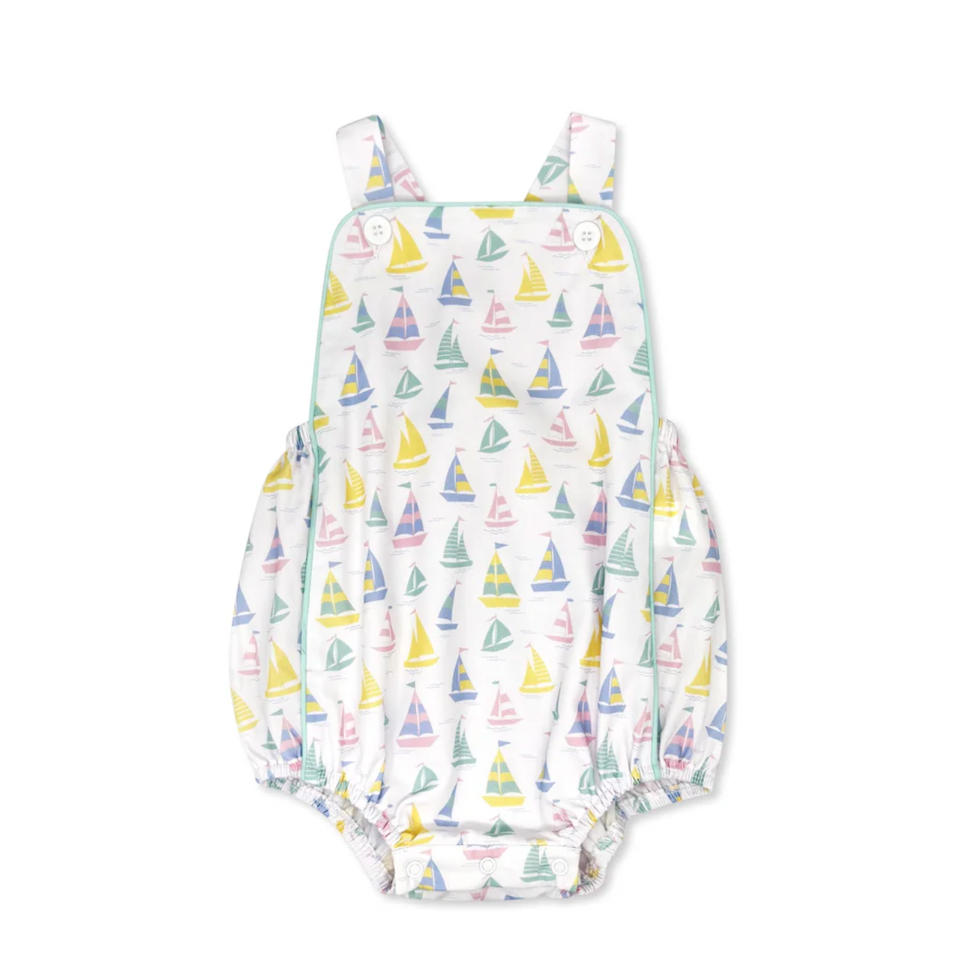 Evan Sunsuit Seahaven Sailboat, Happy Mint