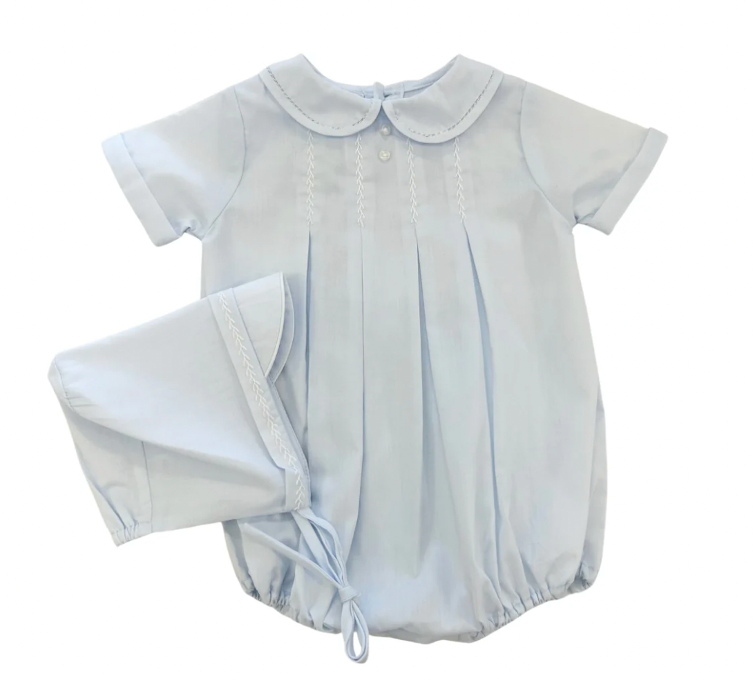 Baby Blue Bubble & Bonnet