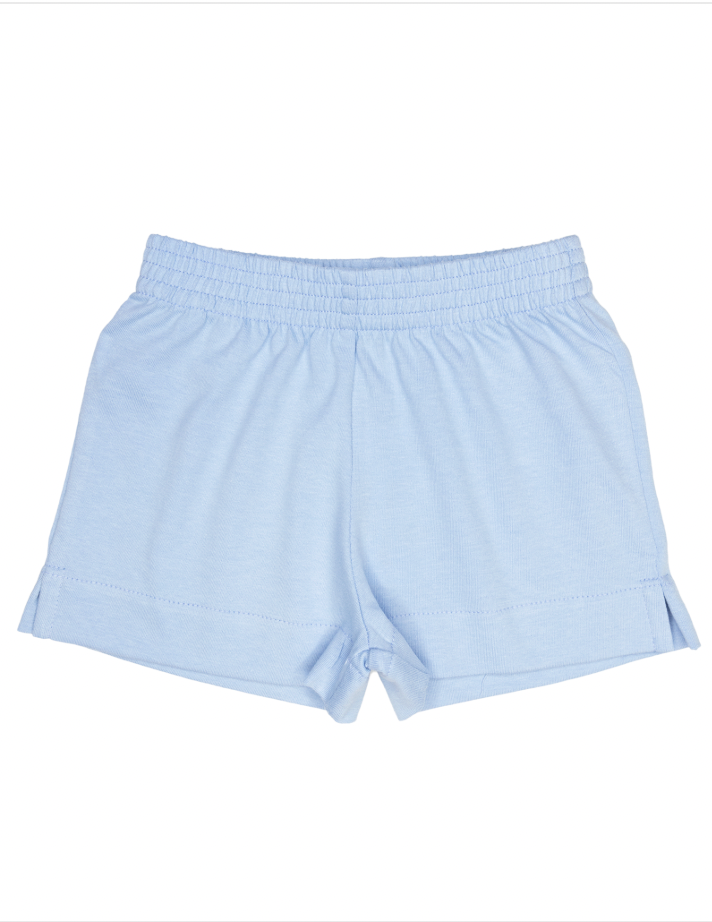 Light Blue Jersey Solid Boy Shorts