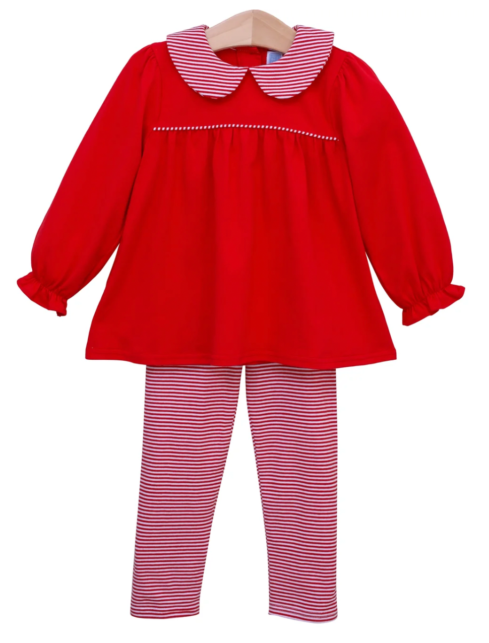 Abigail Pants Set in Red