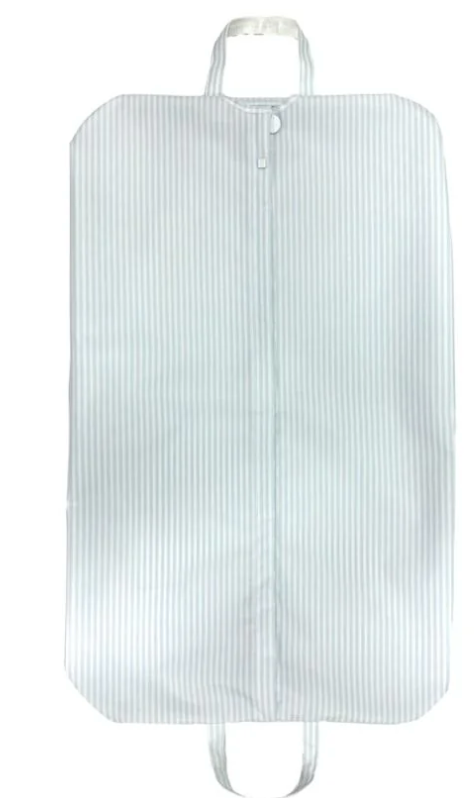 GARMENT BAG - PIMLICO STRIPE BLUE