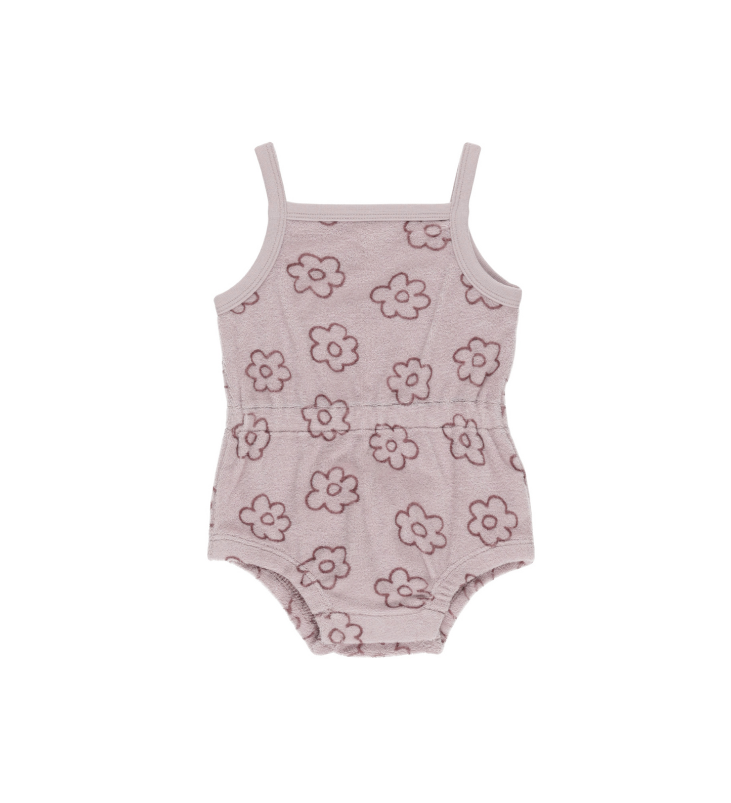Terry Cinch Romper || Daisy