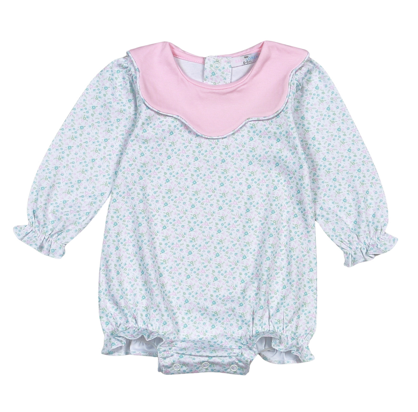 Nicolle Scallop Pima Ruffled Bubble