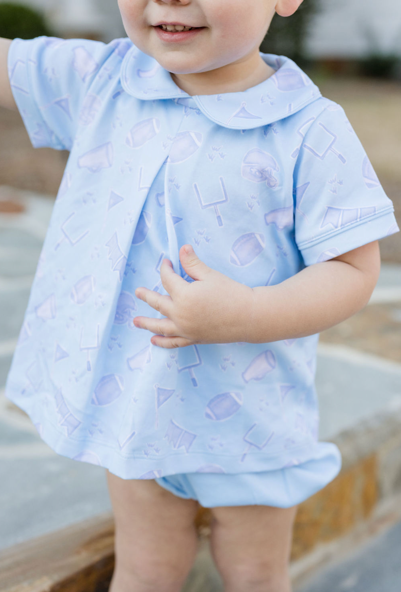 James and Lottie Rory Diaper Set in Game On