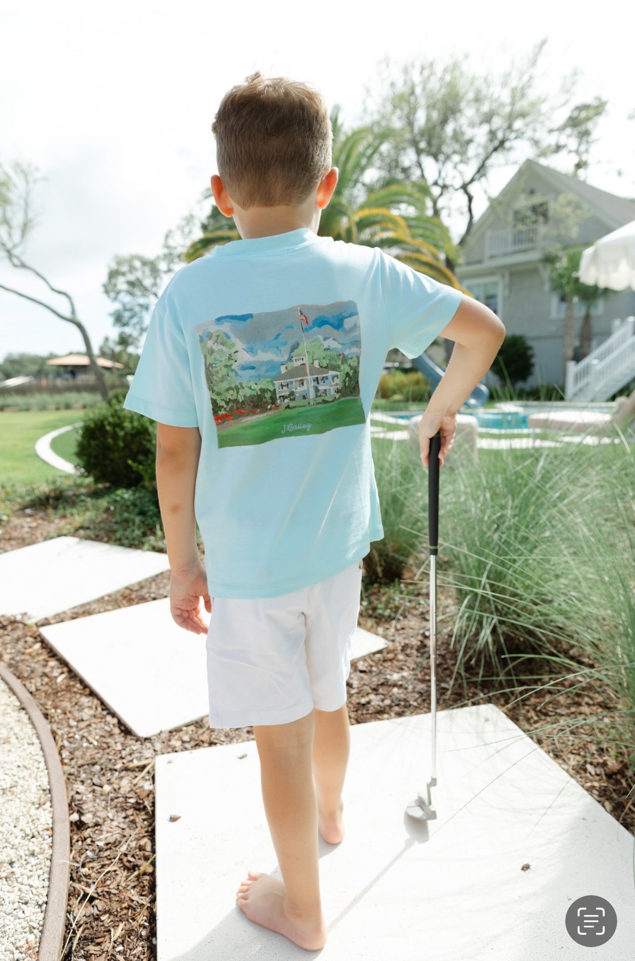 Logo Tee- Clubhouse on Mint