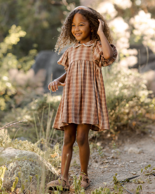 Heidi Dress in Autumn Plaid