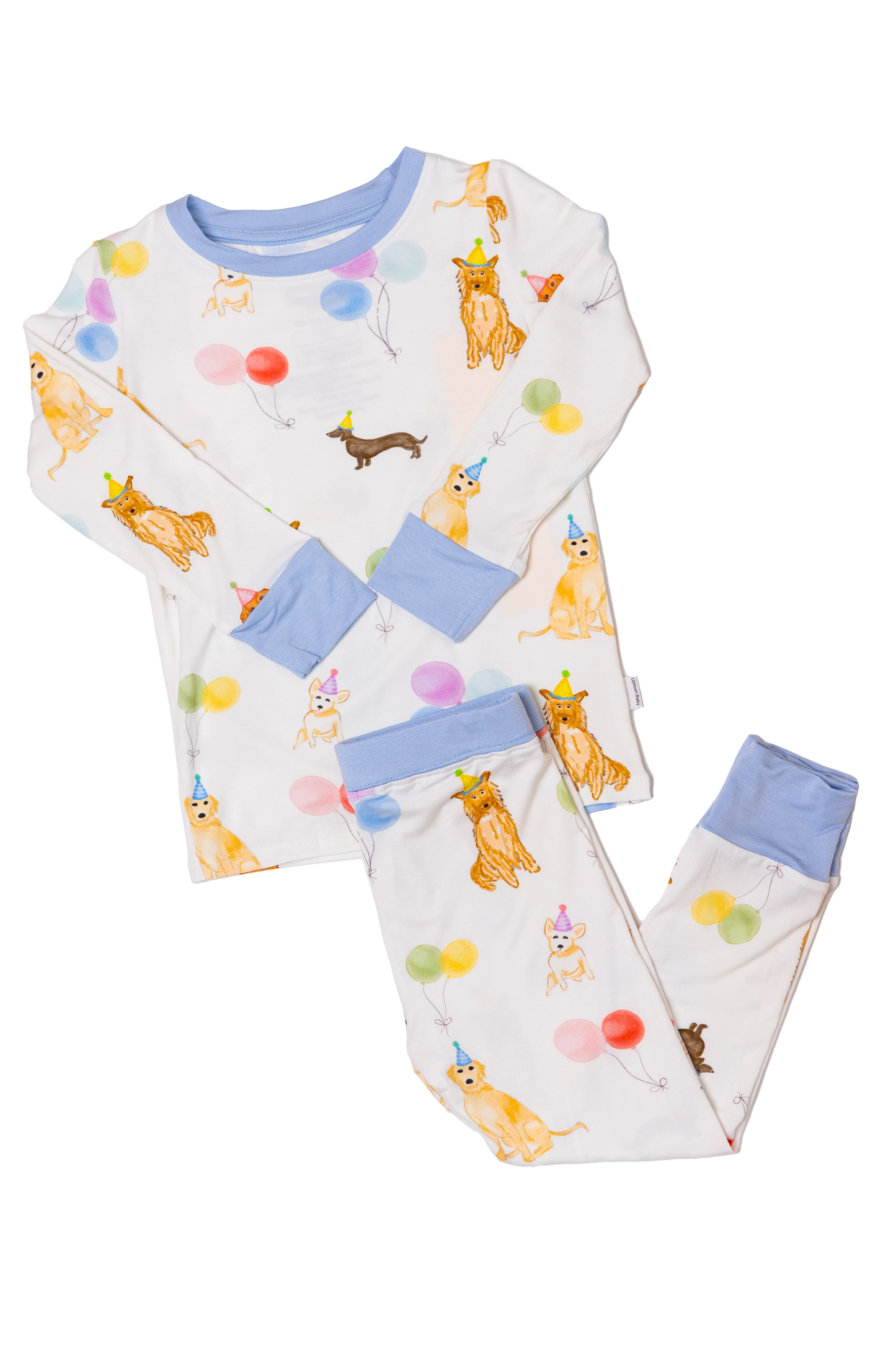 Uptown Baby Pjs - Pawty Puppies