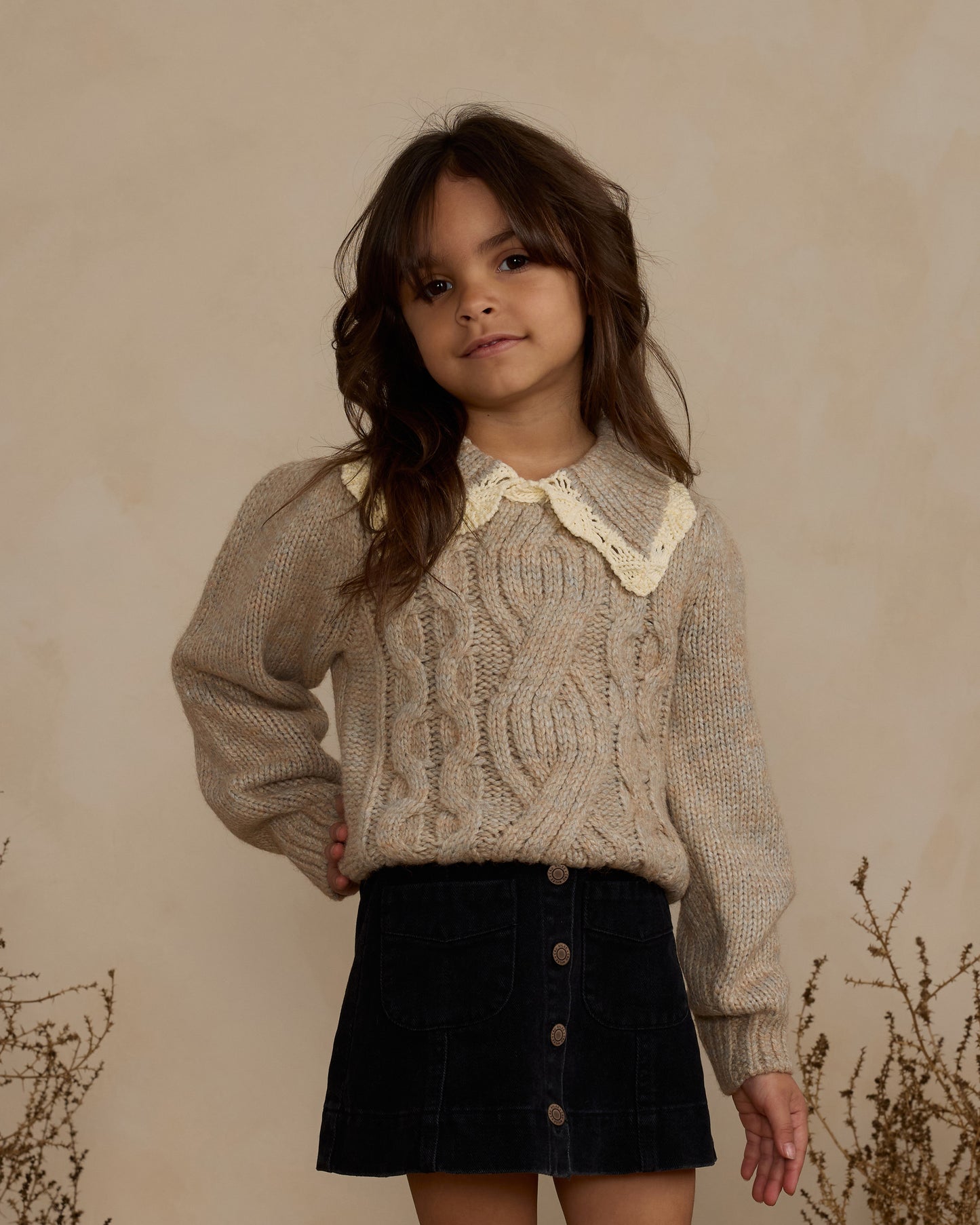 Alice Sweater in Heathered Sand