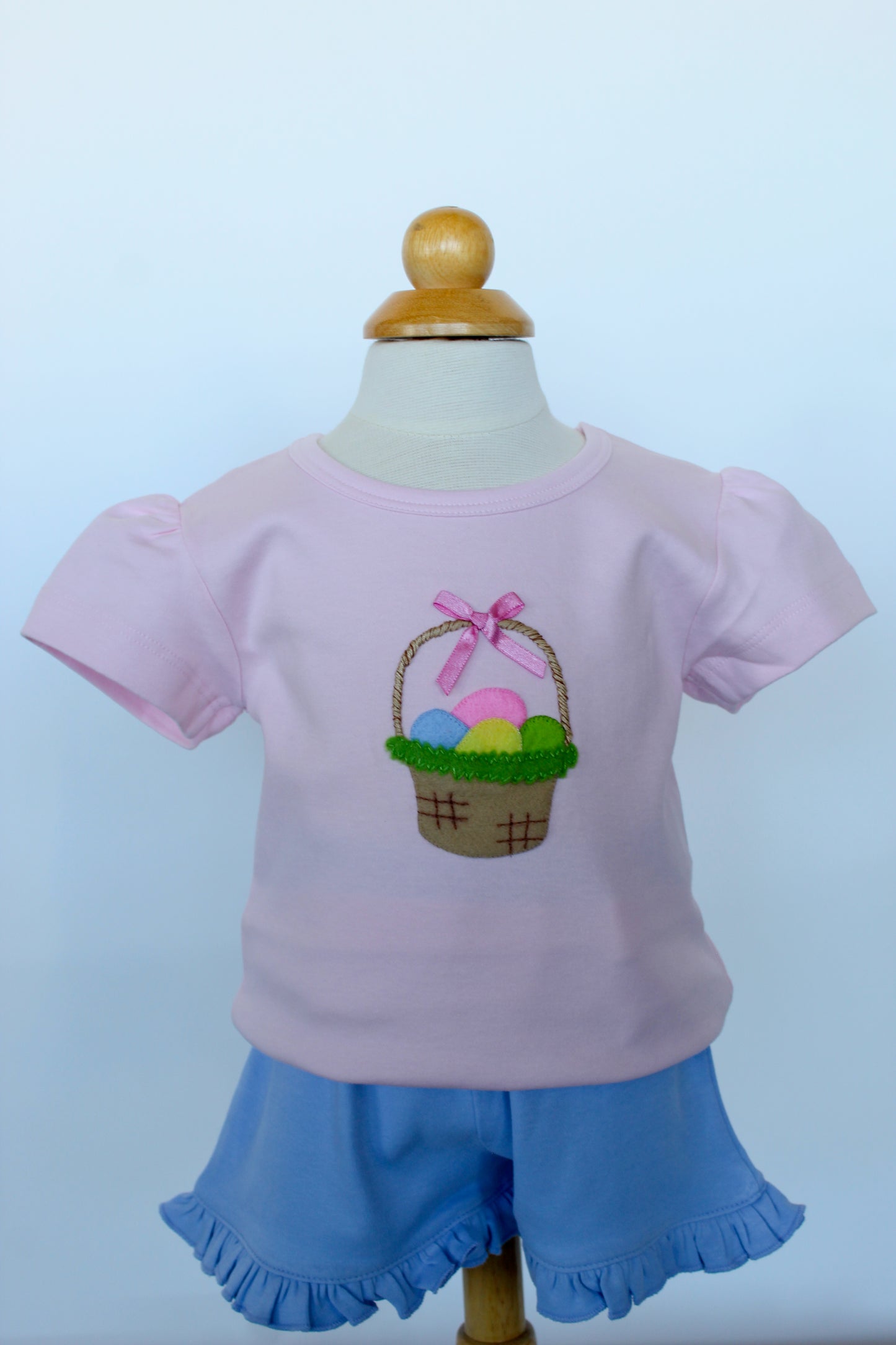 Luigi - Easter Basket Shirt - Light Pink