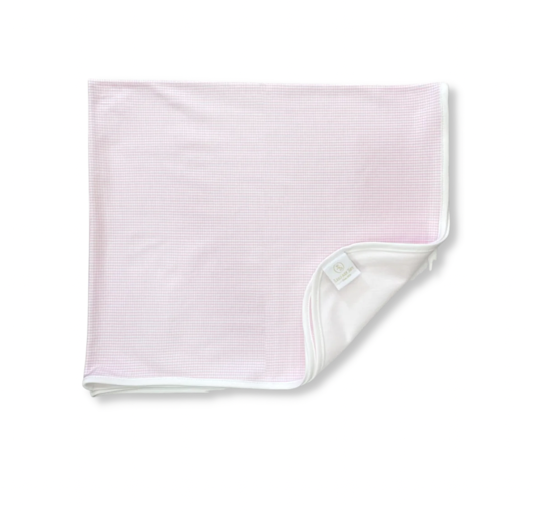 Lullaby Set Bundled Up Blanket - Pink MG Knit