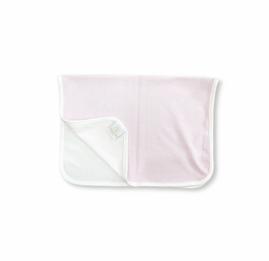 Lullaby Set Basic Burp Cloth - Pink MG Knit