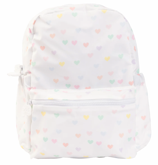 Apple Of My Isla Rainbow Heart Backpack
