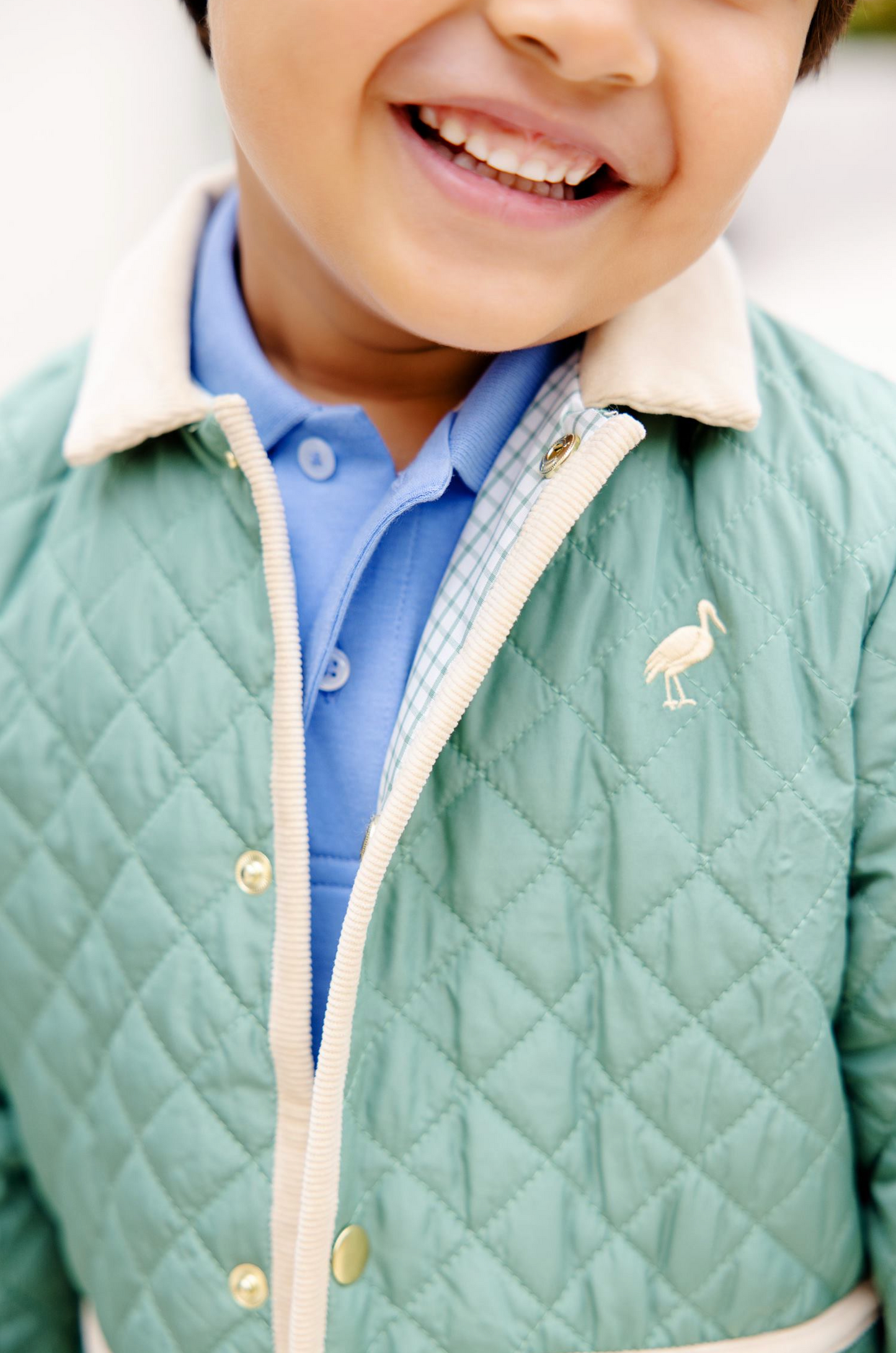 TBBC Caldwell Quilted Coat in Gallatin Green/Keeneland Khaki