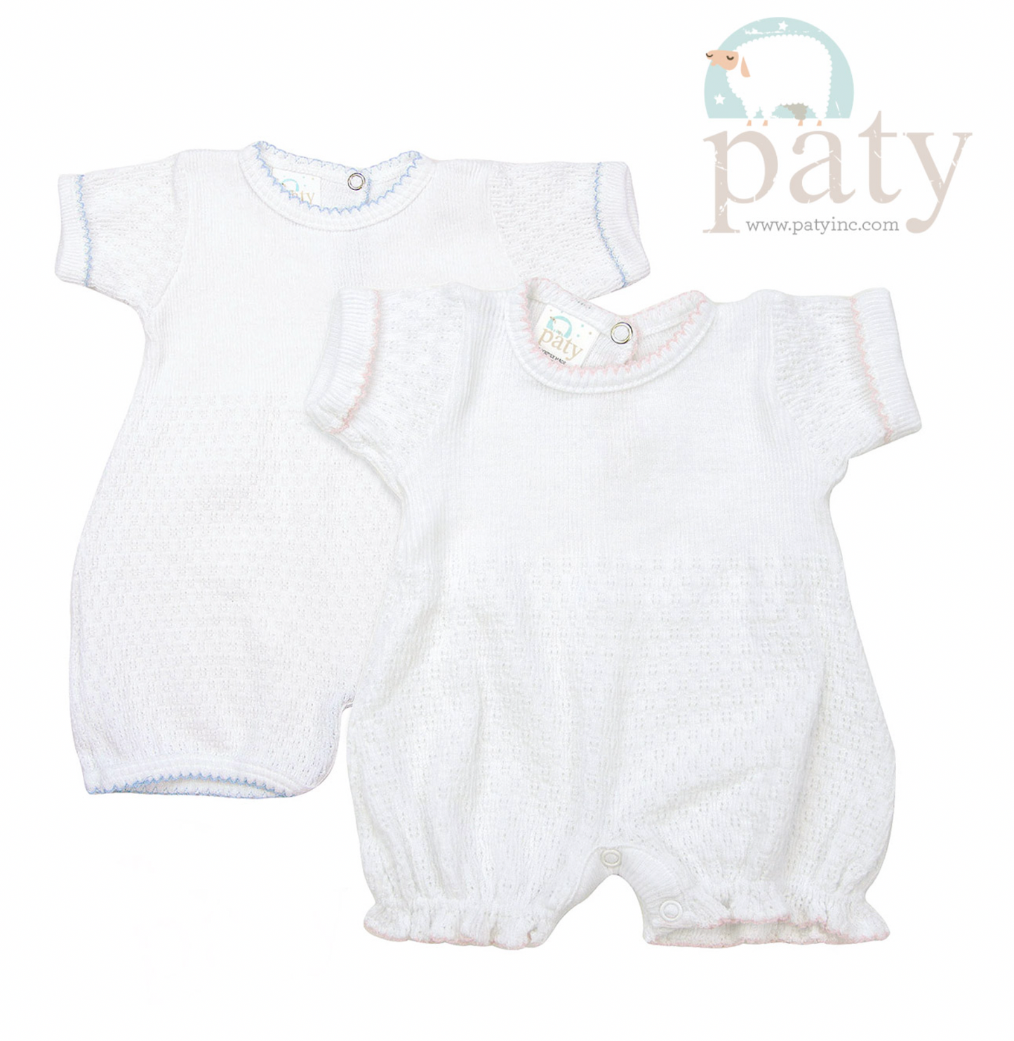 Paty White Bubble with Trim