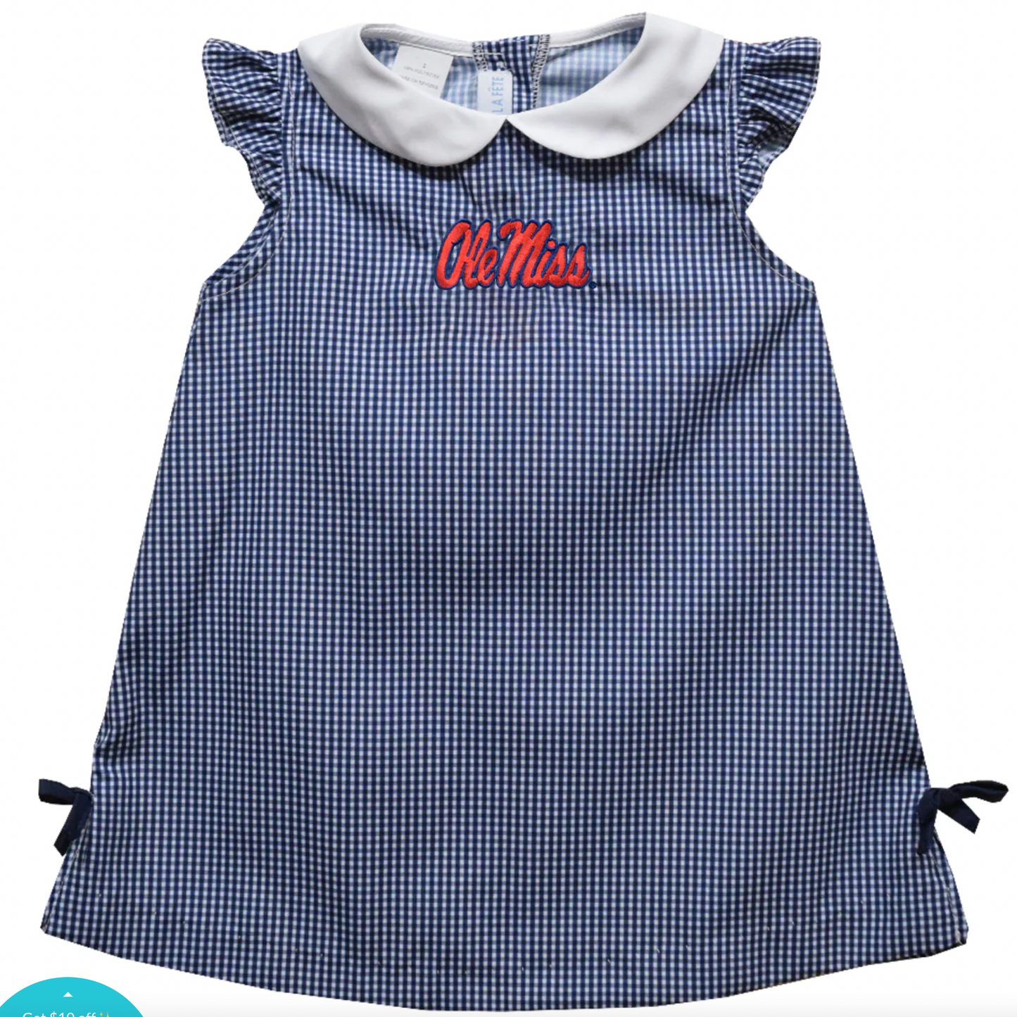 Ole Miss Rebels Embroidered Dress