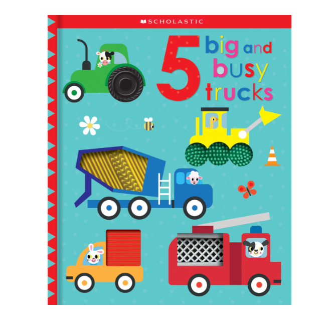 "5 Big and Busy Trucks" Board Book