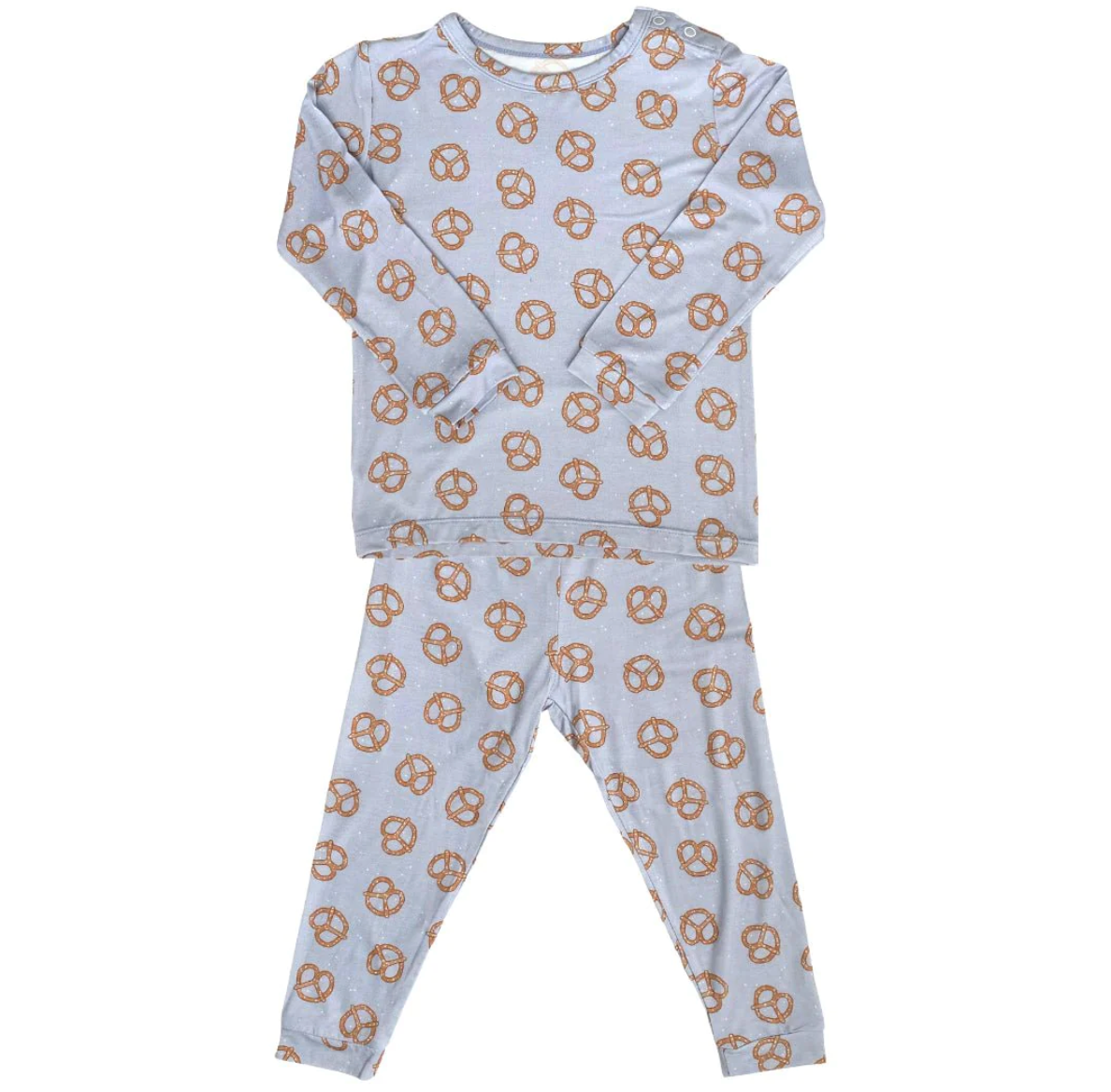 Dear Perli Toddler Pajama Set in Pretzel Twist
