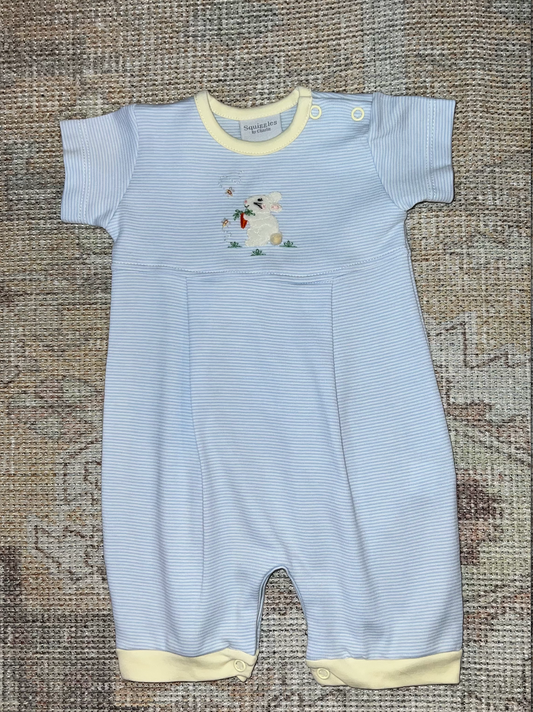 Squiggles Bunny with Carrot Romper