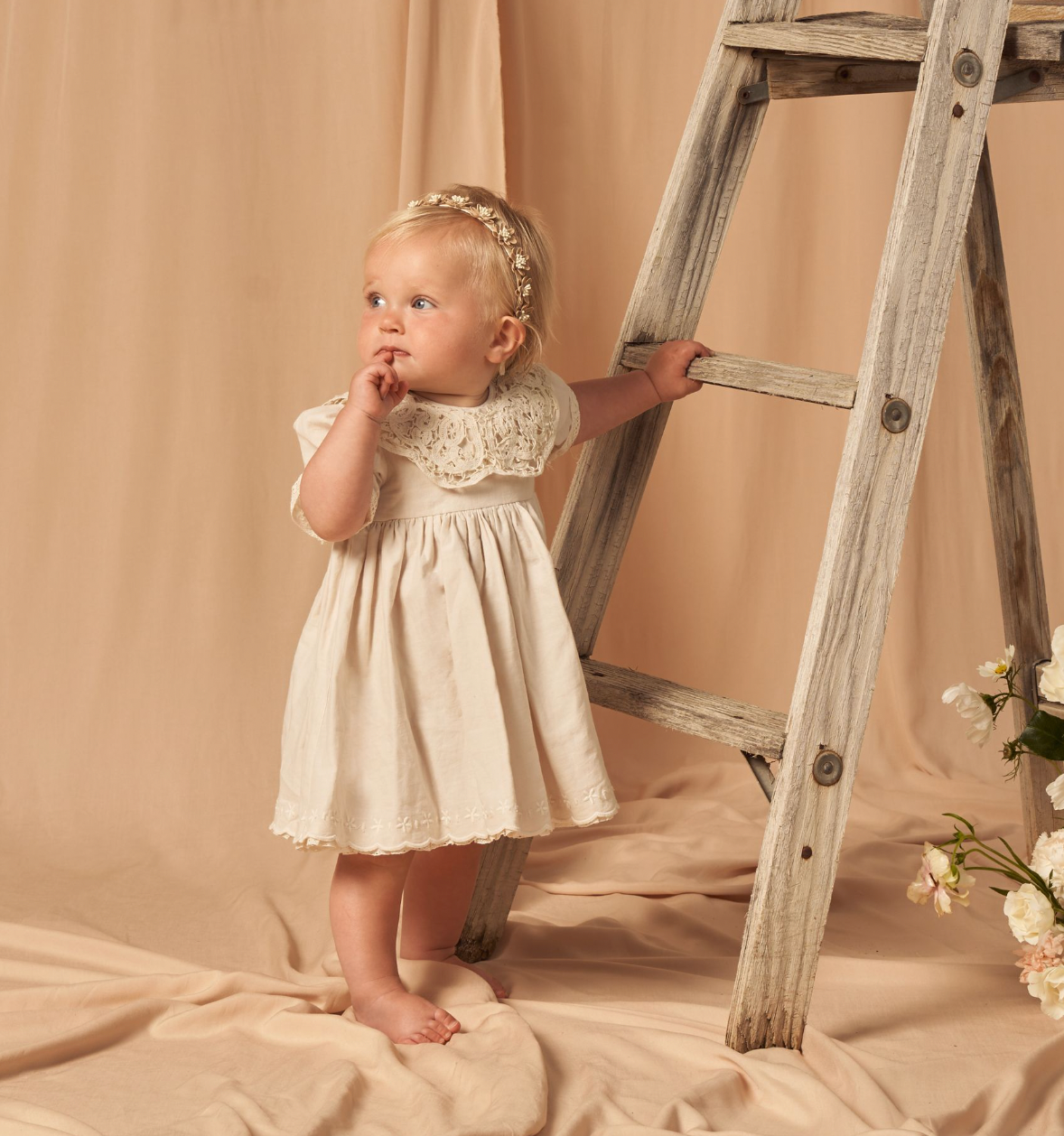 Noralee Amelia Dress in Ivory