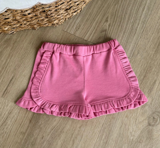 Luigi Kids - Hot Pink Ruffled Shorts