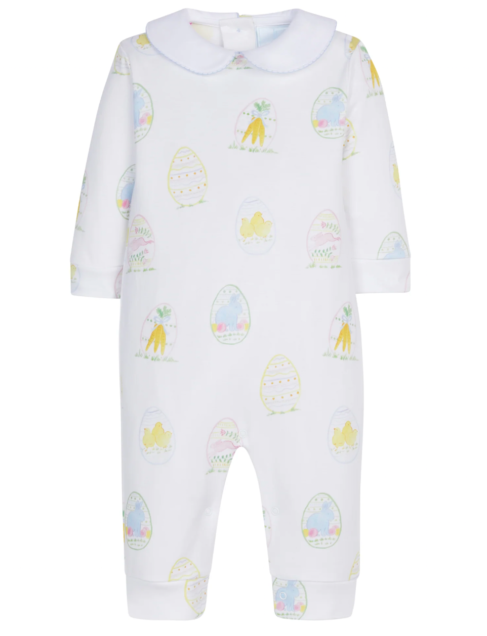 Little English Printed Playsuit- Boy Easter Eggs