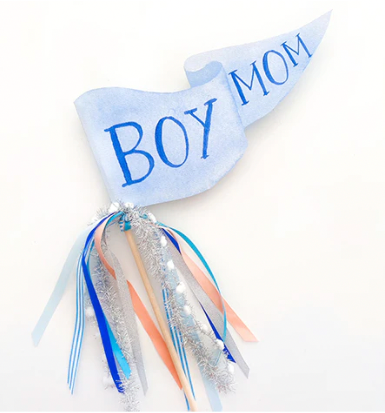 Boy Mom Party Pennant