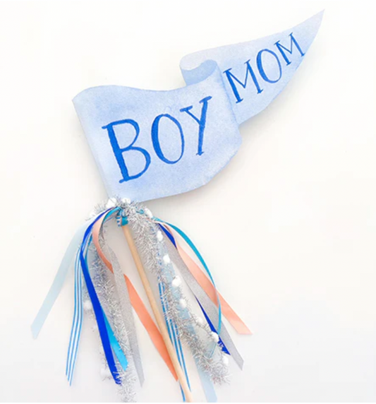 Boy Mom Party Pennant