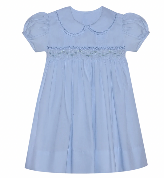 Baby Sen Blue Finley Dress Blue Buds