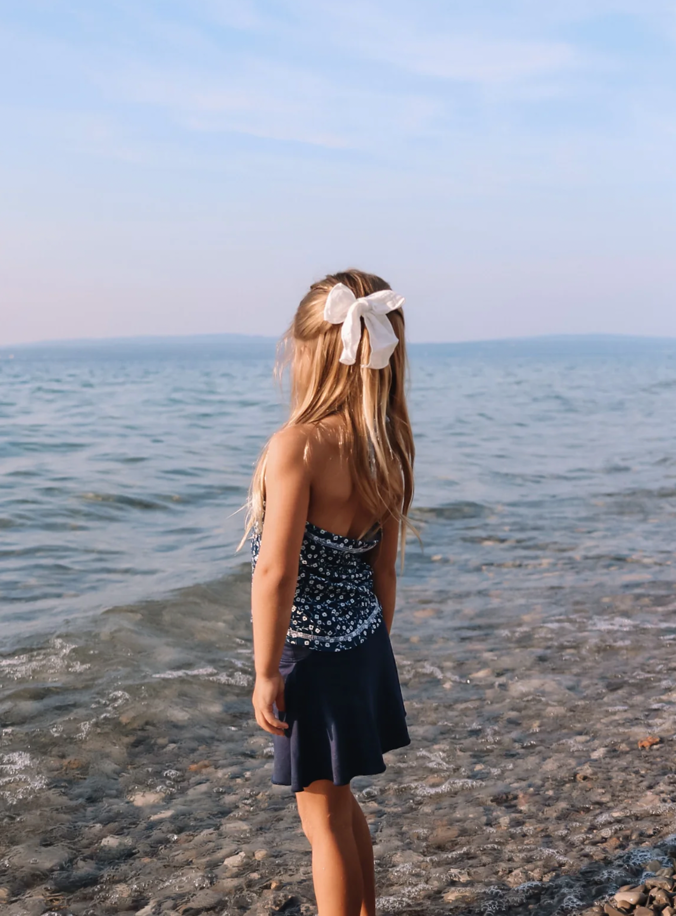 YogaBaby Pink Navy Tennis Skirt