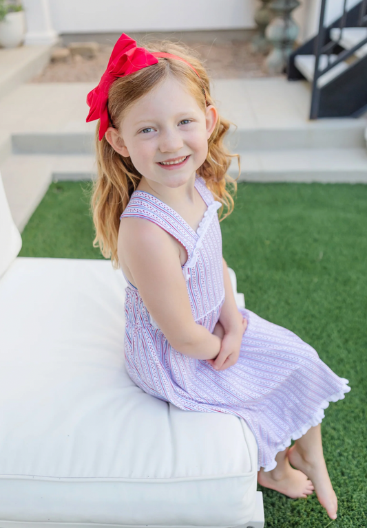 Lila + Hayes Eden Dress in Stars and Stripes