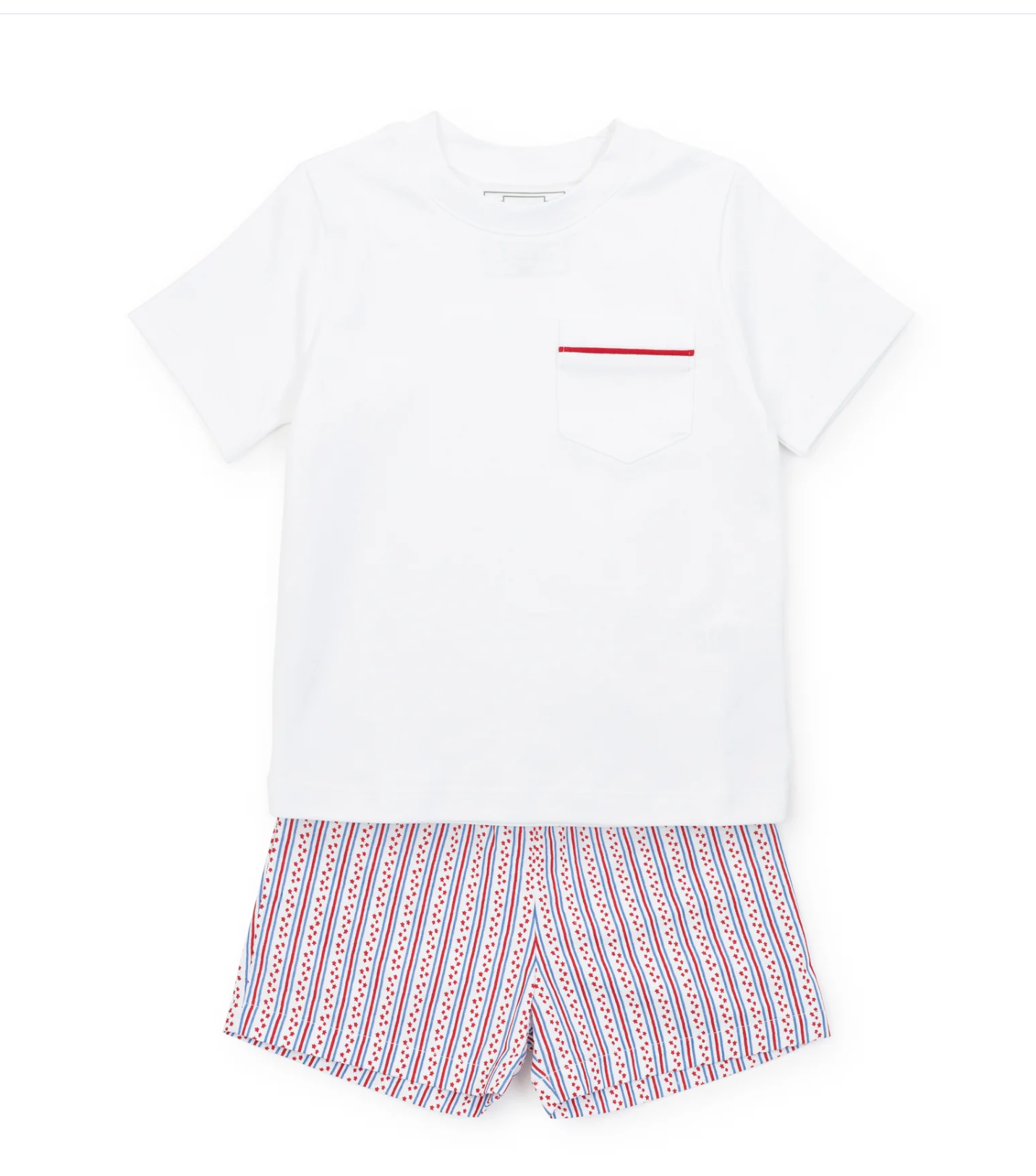 Lila + Hayes Hudson Short Set in Stars and Stripes