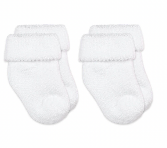 Jefferies Socks Terry Turn Cuff Bootie Socks 2 Pair Pack