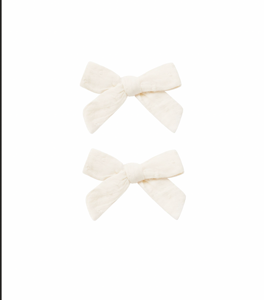 Bow with Clip in Ivory