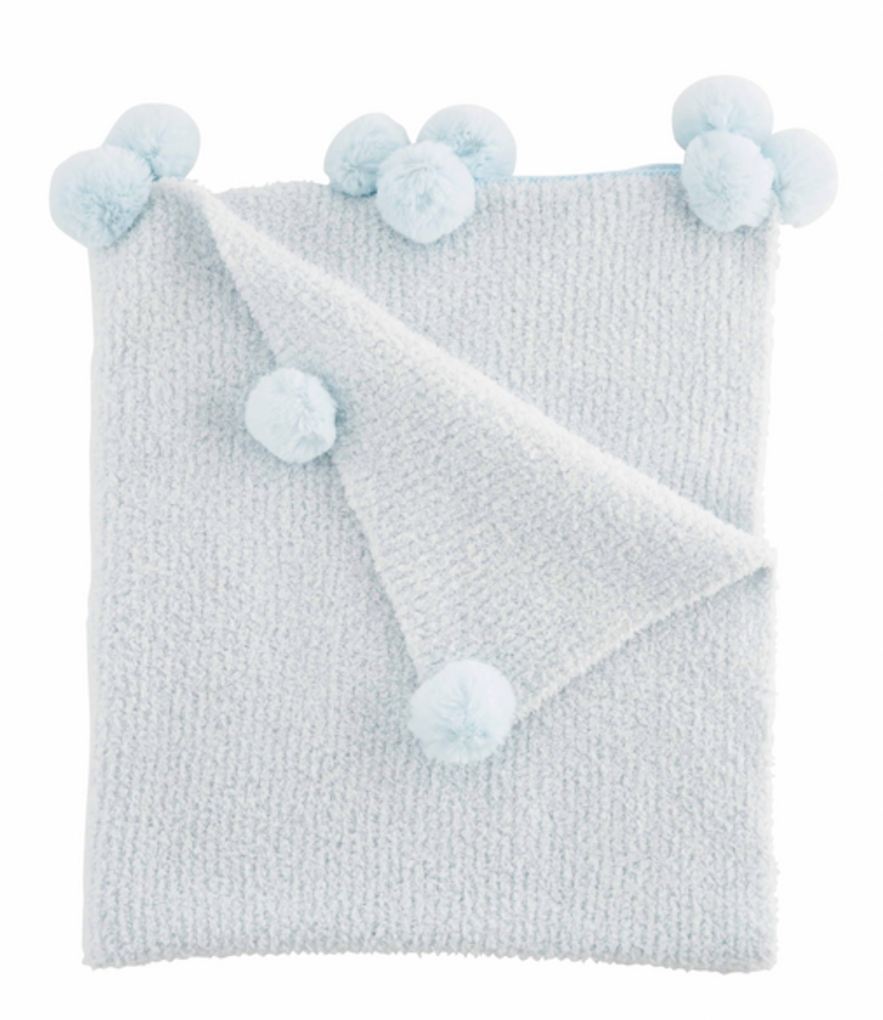 Baby Blue Chenille Blanket