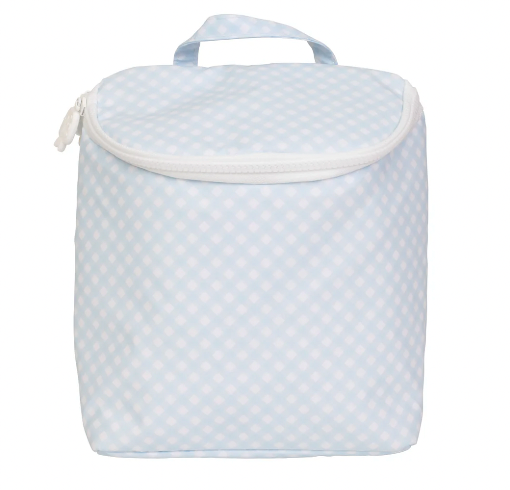 Apple of My Isla Gingham Bottle Bag