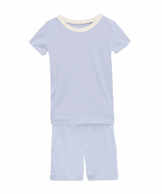 Short Sleeve Pajama Set in Dew