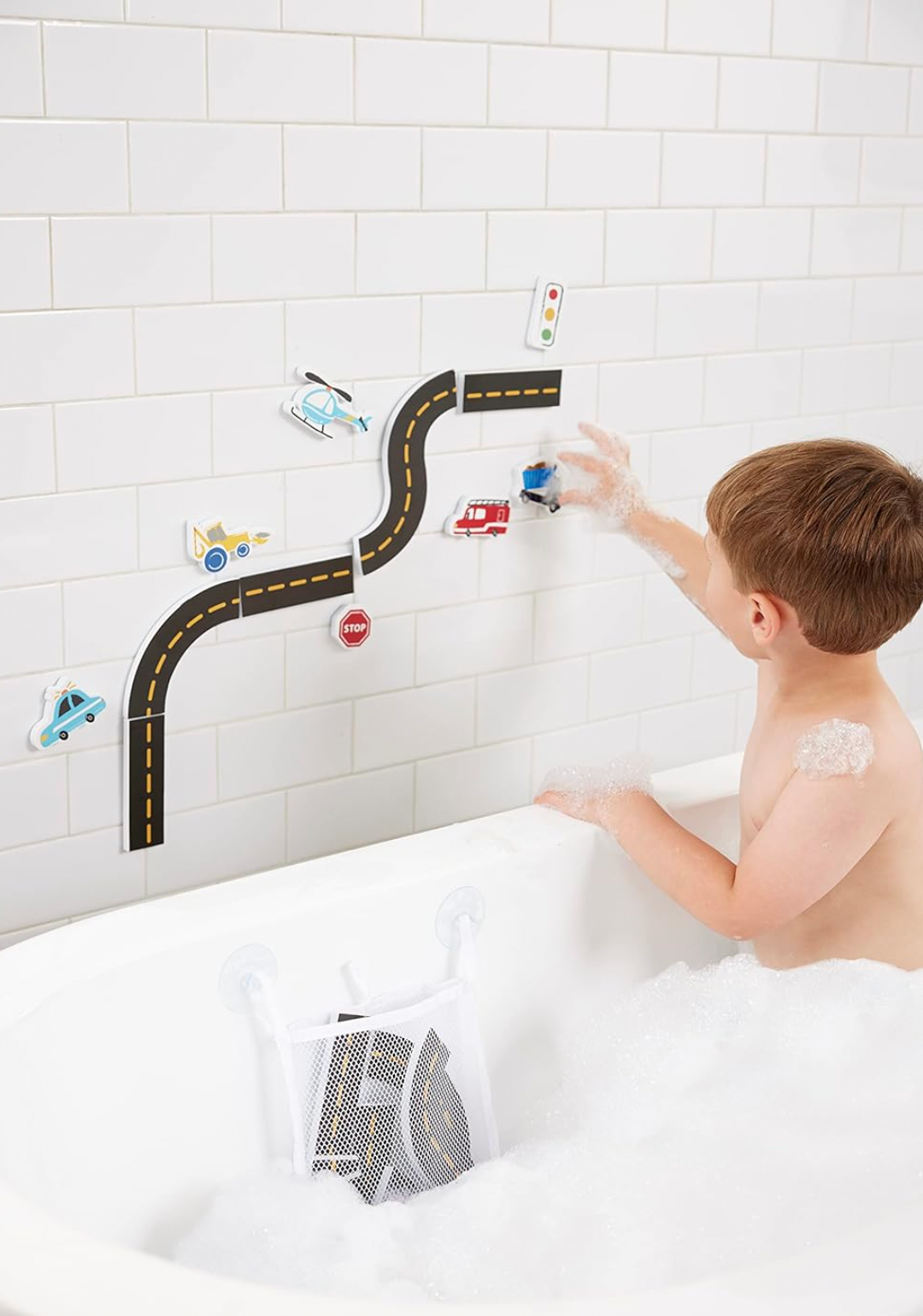 TRANSPORTATION BATH STICKABLE SET