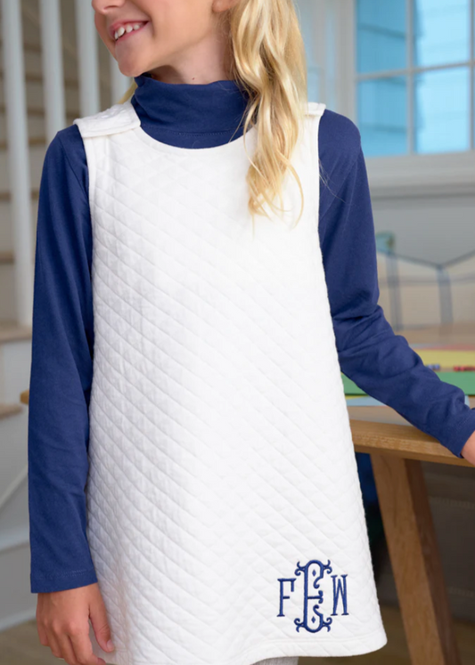 Tatum's Turtleneck & Onesie (Unisex) in Nantucket Navy