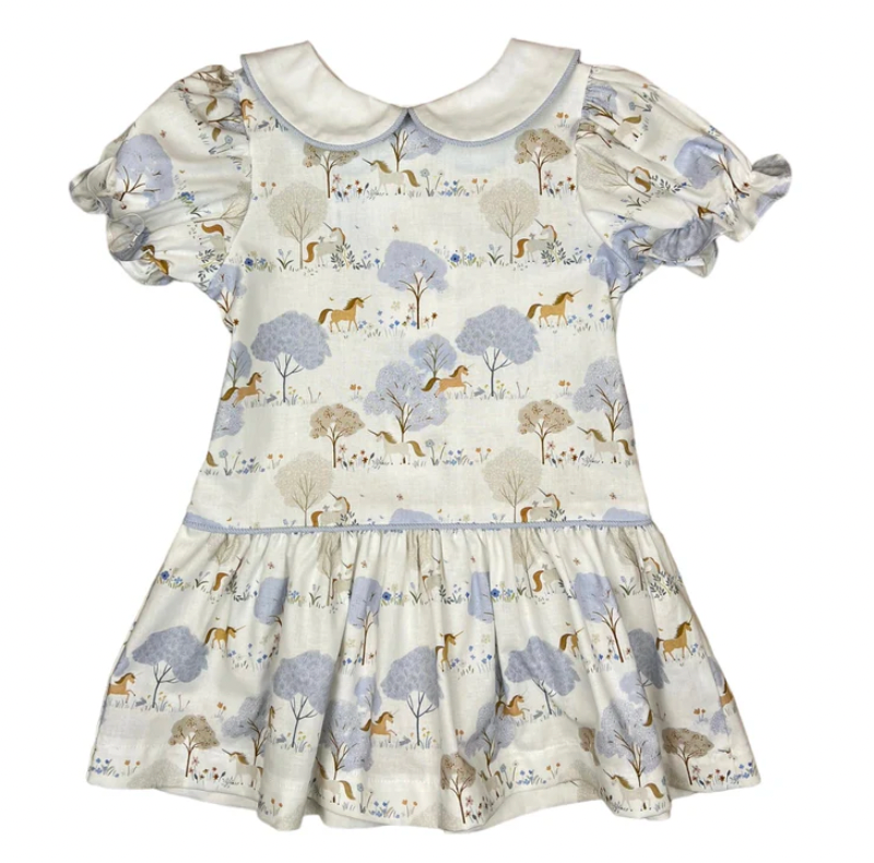 Layla Dress - Unicorn Forest