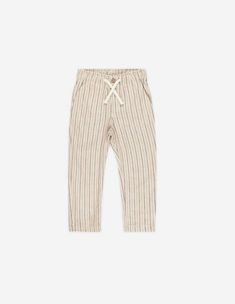 Kalen Pant in Saddle Pinstripe