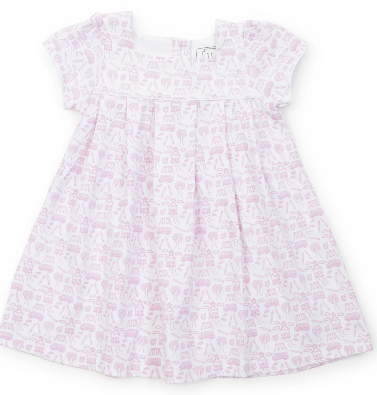 LIZZY GIRLS' DRESS - SCHOOL DAYS PINK