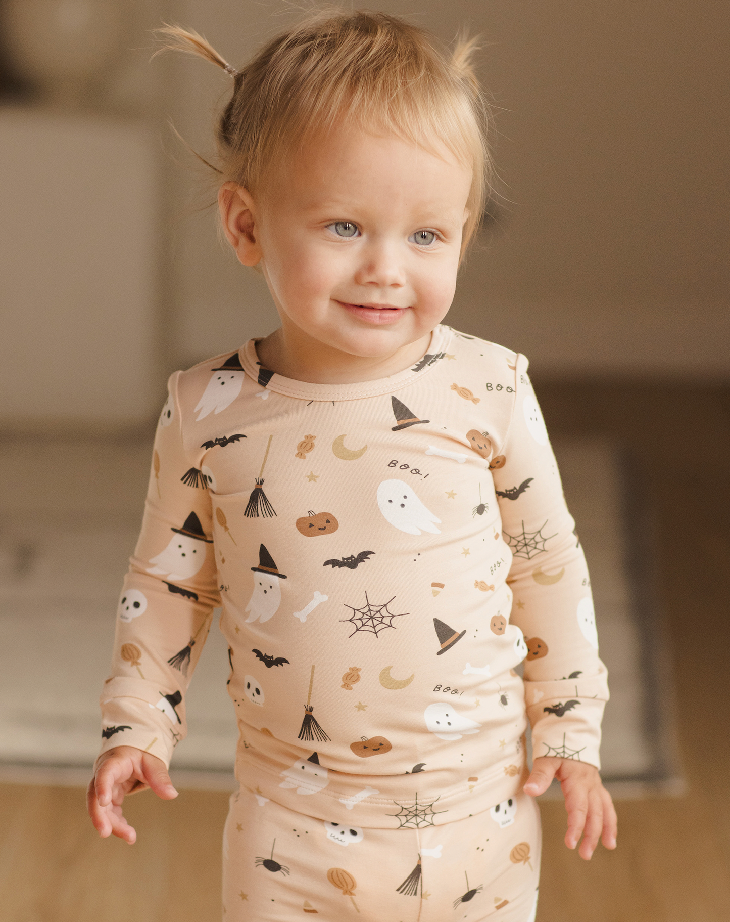 Bamboo Pajama Set in Halloween