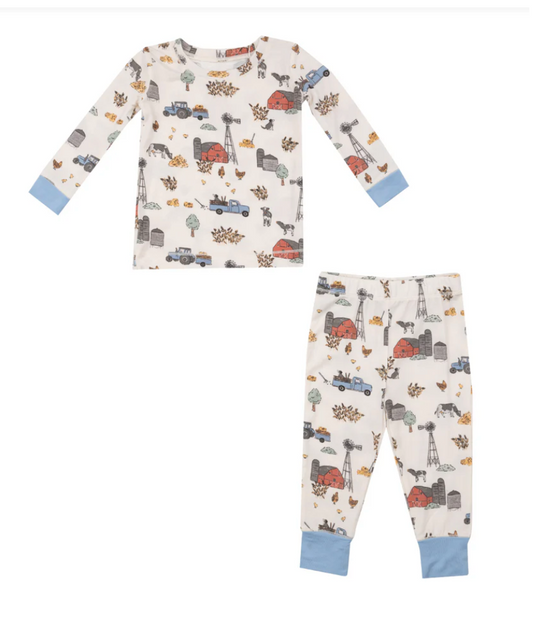 Bamboo On The Farm Pajama Set