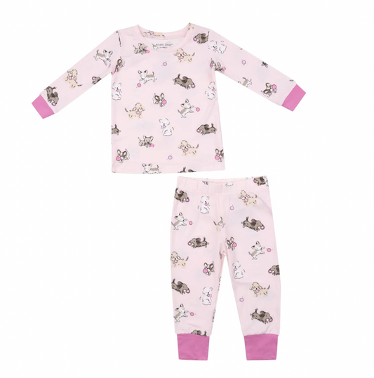 Fluffy Puppies-LS Loungewear Set