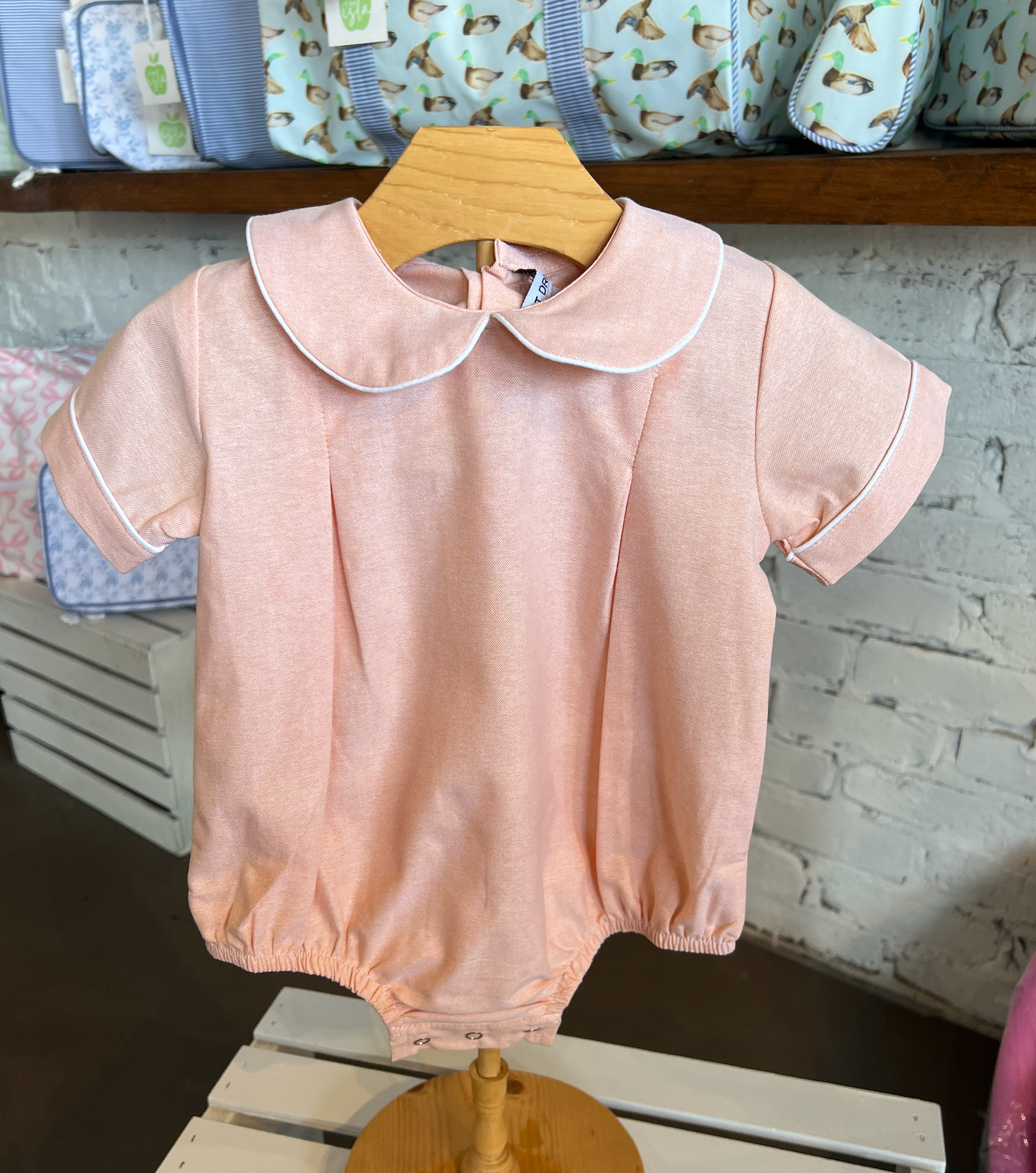 Orange Chambray Bubble