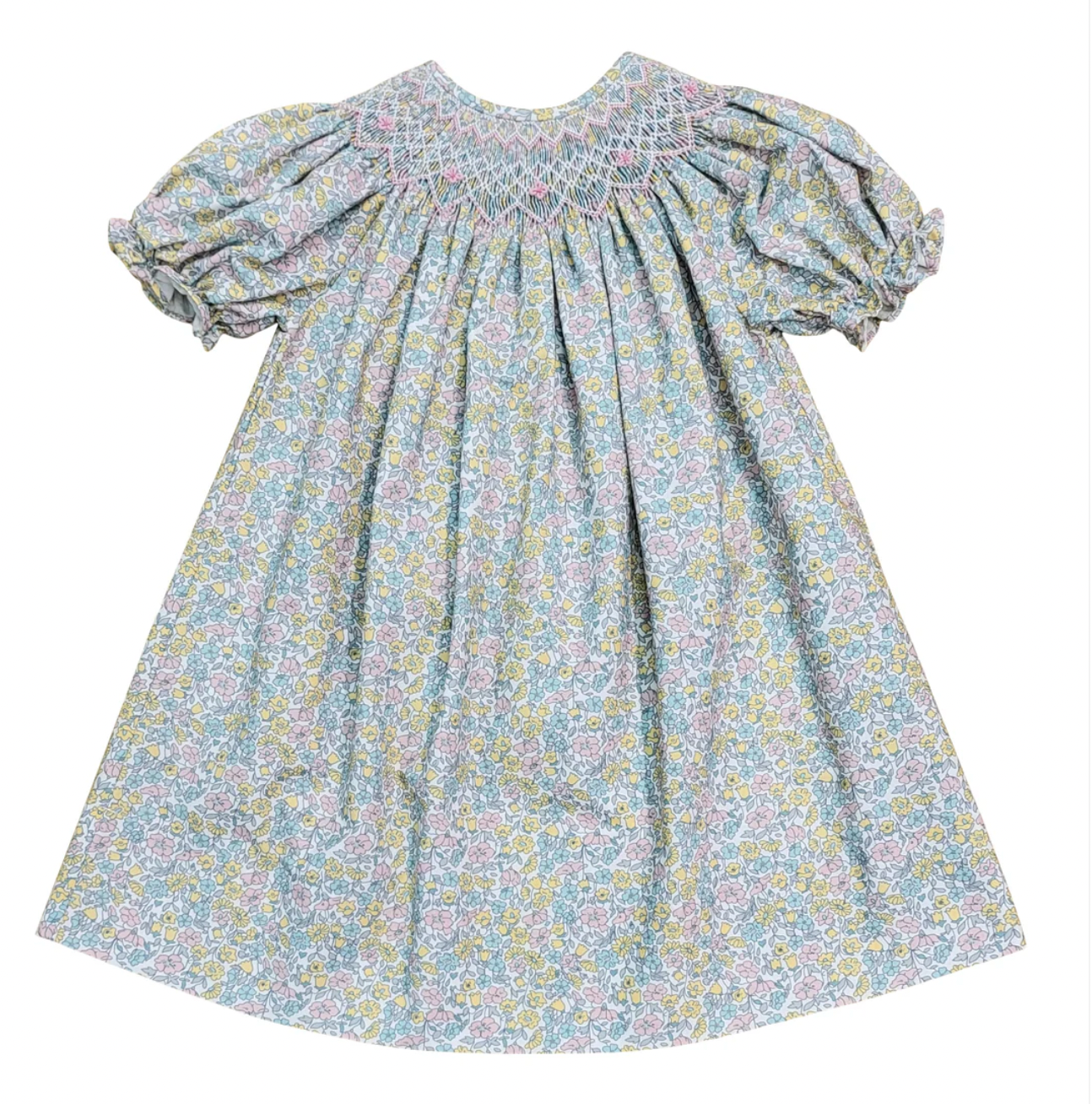 Sweet Dreams Floral Print Smocked Dress